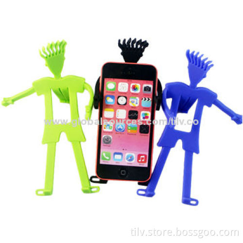 Colorful silicone car mobile phone holder for iPhone/Samsung